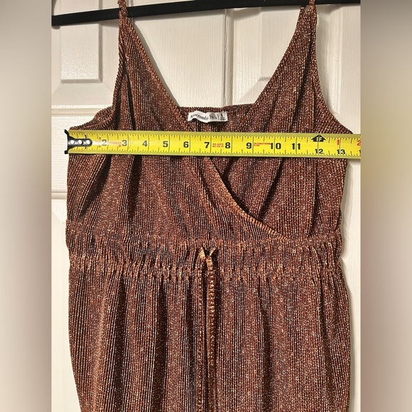Abercrombie & Fitch Brown Y2K Forest Fairy, Whimsical Goth Grunge Cropped Cami - Picture 5 of 6